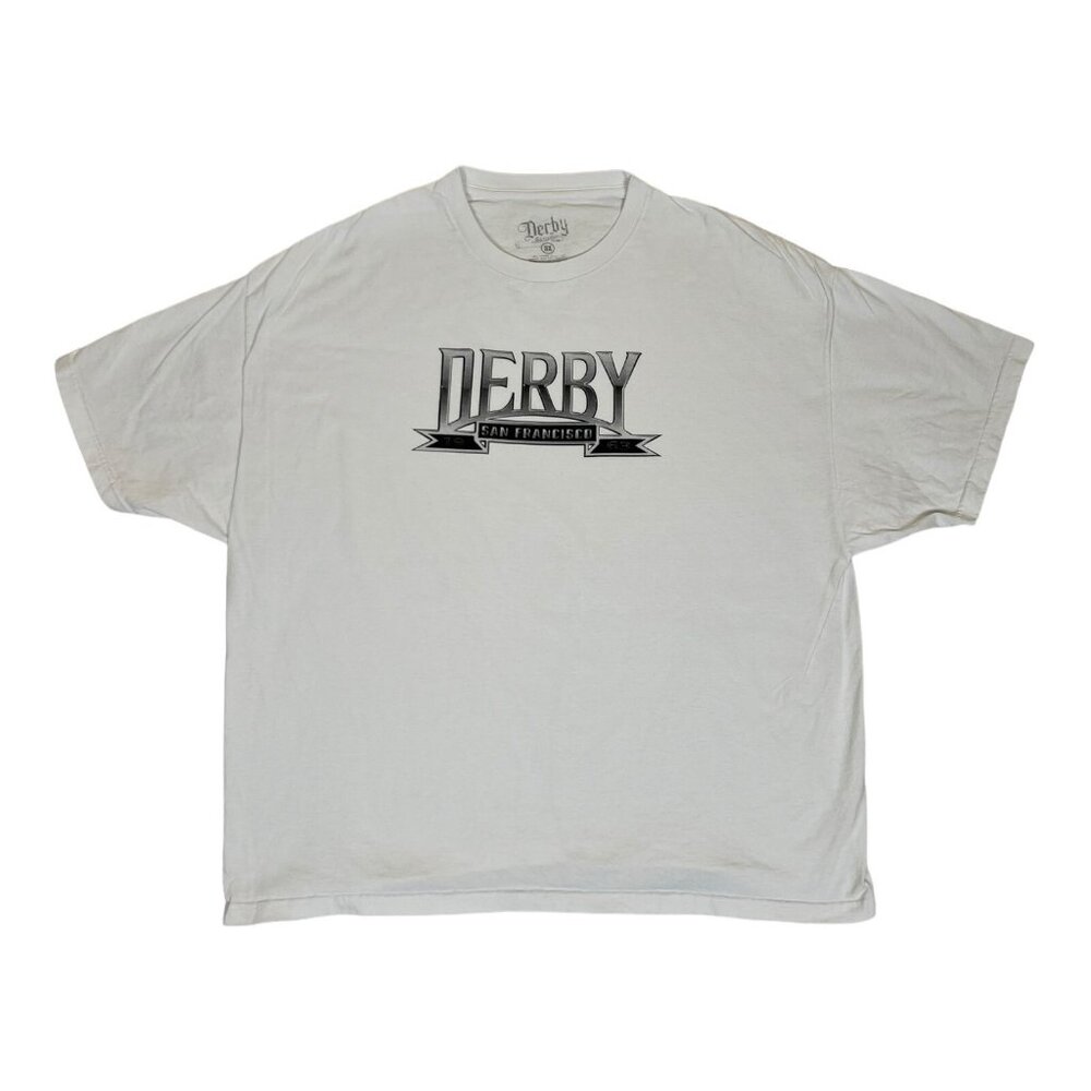 Derby Of San Francisco T-Shirt Size 3XL White Retro